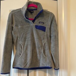 Patagonia Gray Fleece Pullover